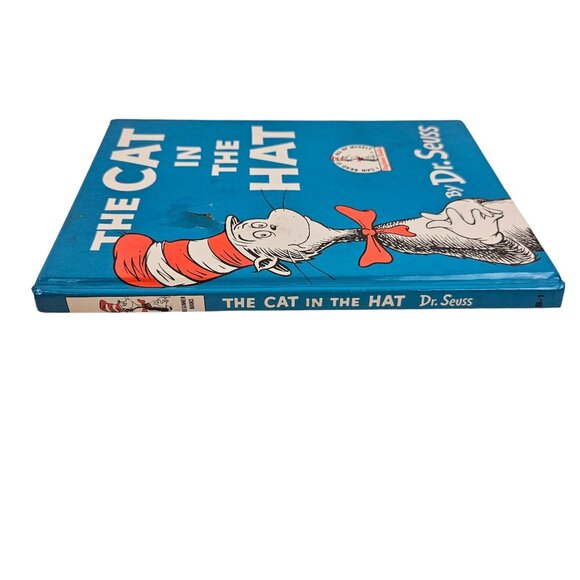 Vintage Dr Seuss The Cat In The Hat Hardback Book 1957 Beginner Random House - Picture 5 of 10